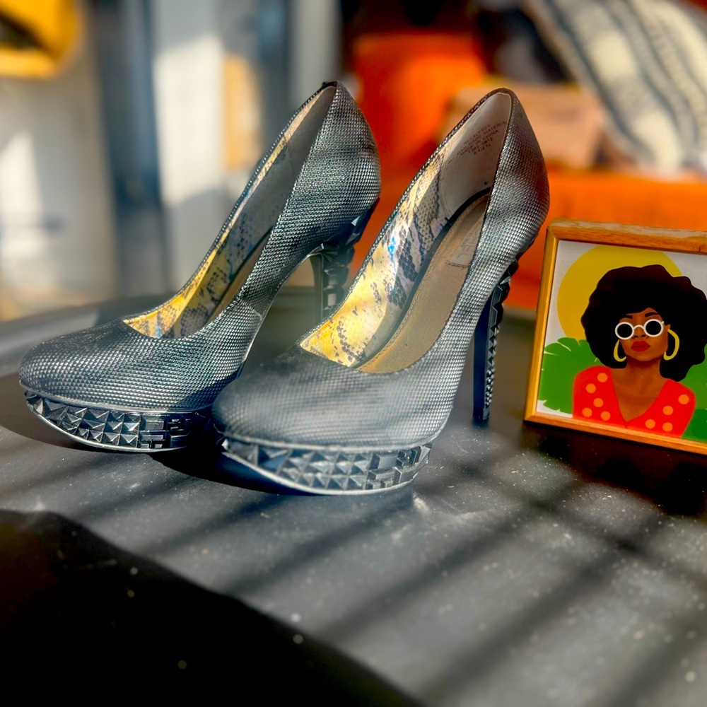 RACHEL ROY Studded Platform Heels